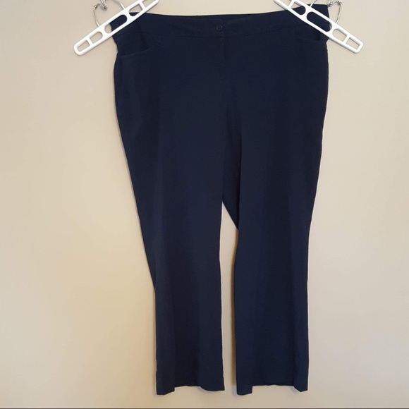 plus size navy blue pants
